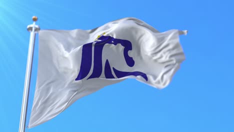 flag of luxembourg, capital city of luxembourg. loop