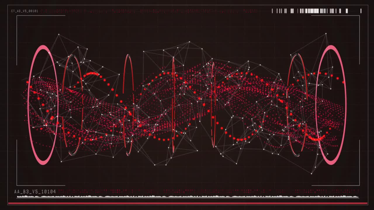 디지털로 생성된 dna 구조