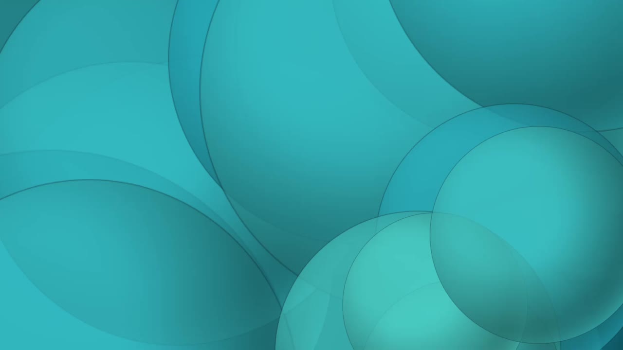 Abstract blue circle animation backdrop