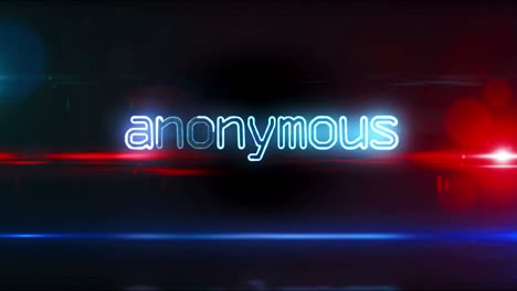 anonymous neon abstract loopable animation