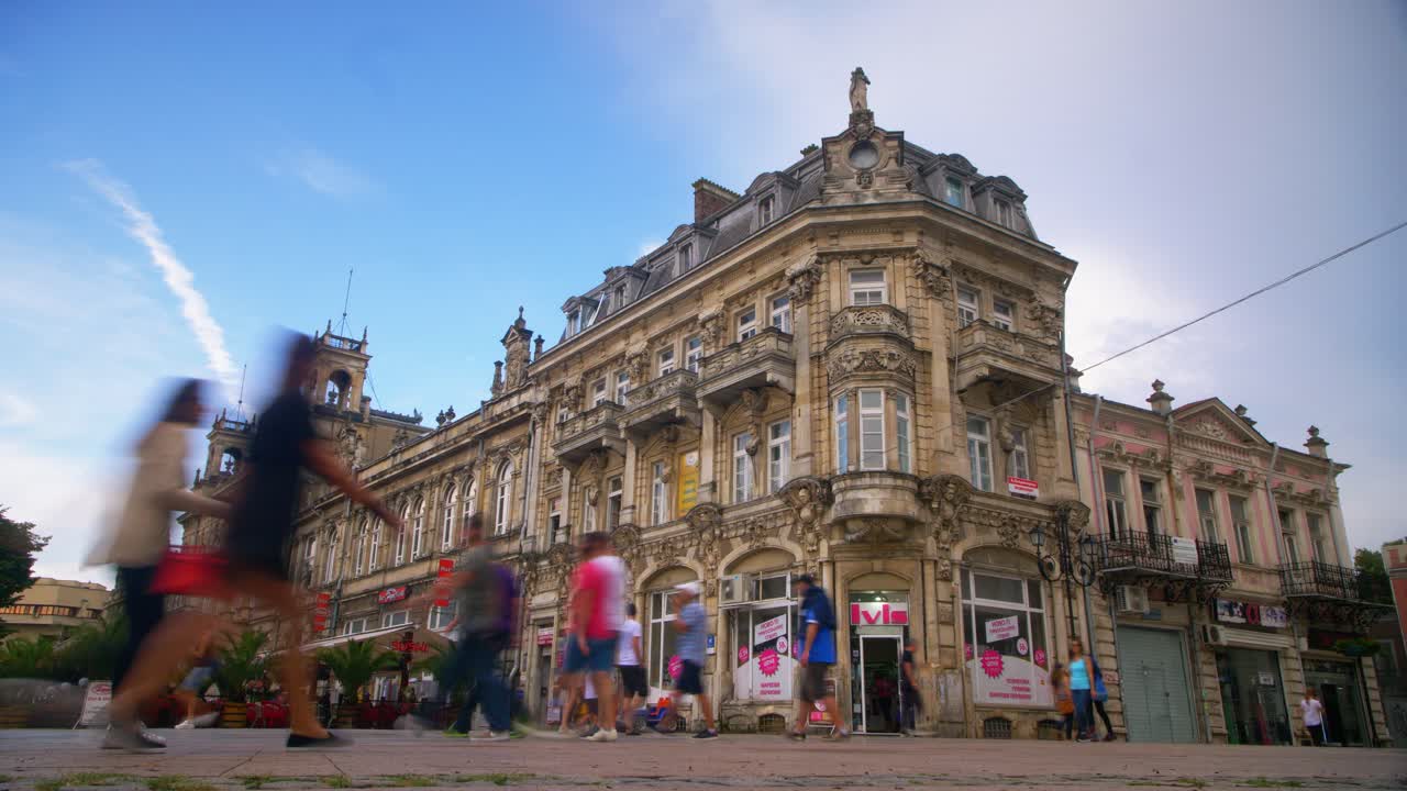 Ornate Shopfronts in Ruse, Bulgaria