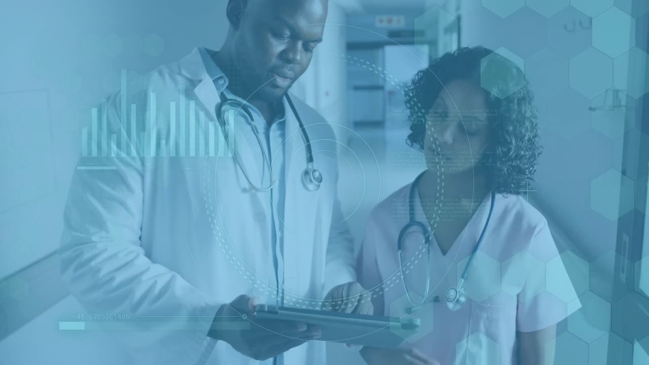 Animation of medical data processing over diverse doctors