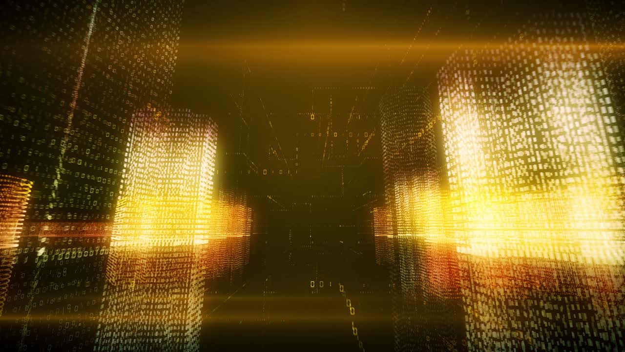 디지털 도시 풍경