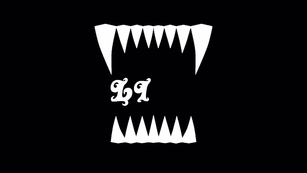 animación de texto de transmisión de fang 1080p - 30 fps - canal alfa