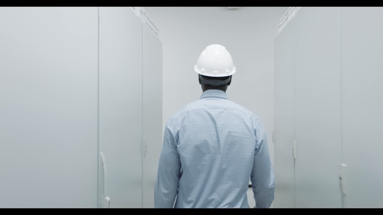 Technician in Server Room