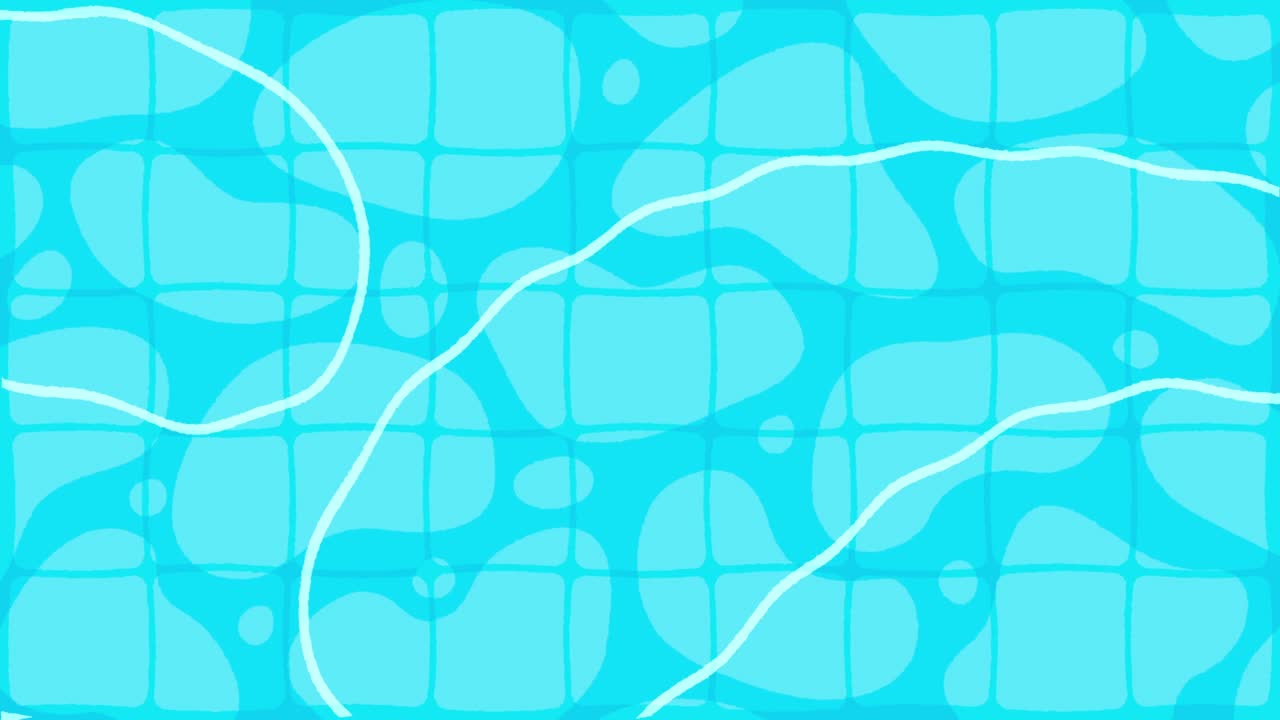 여름의 수영장  뷰 (영어: summer pool top view) 는 만화 물 애니메이션 루프 (영어: cartoon water animation loop) 이다.