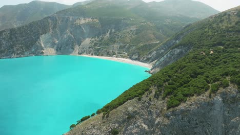 Myrtos-Strand-In-Kefalonia,-Griechenland