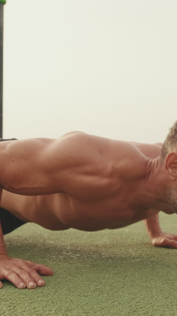 Man doing push-ups