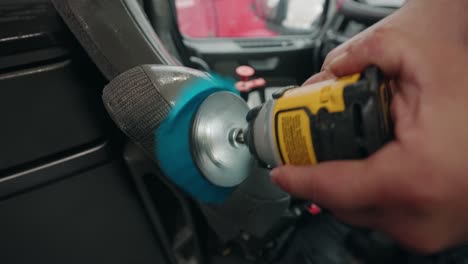 polishing seat of semi truck