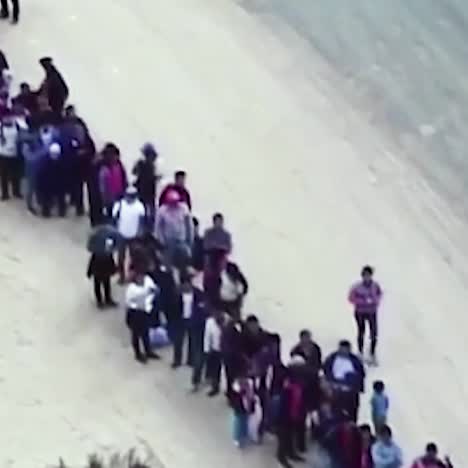 376 migrantes hacen fila para ingresar ilegalmente a yuma az 2019