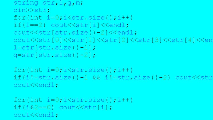 Source code on the monitor screen. Source code