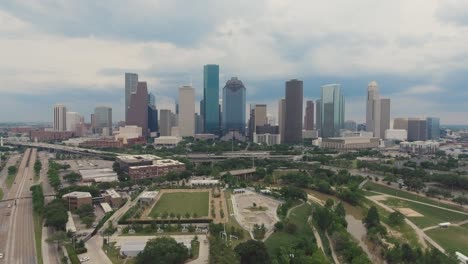 houston texas skyline downtown aerial 6