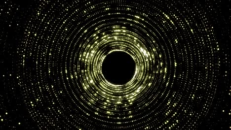 golden rings on a dark background 4k loop-able v1