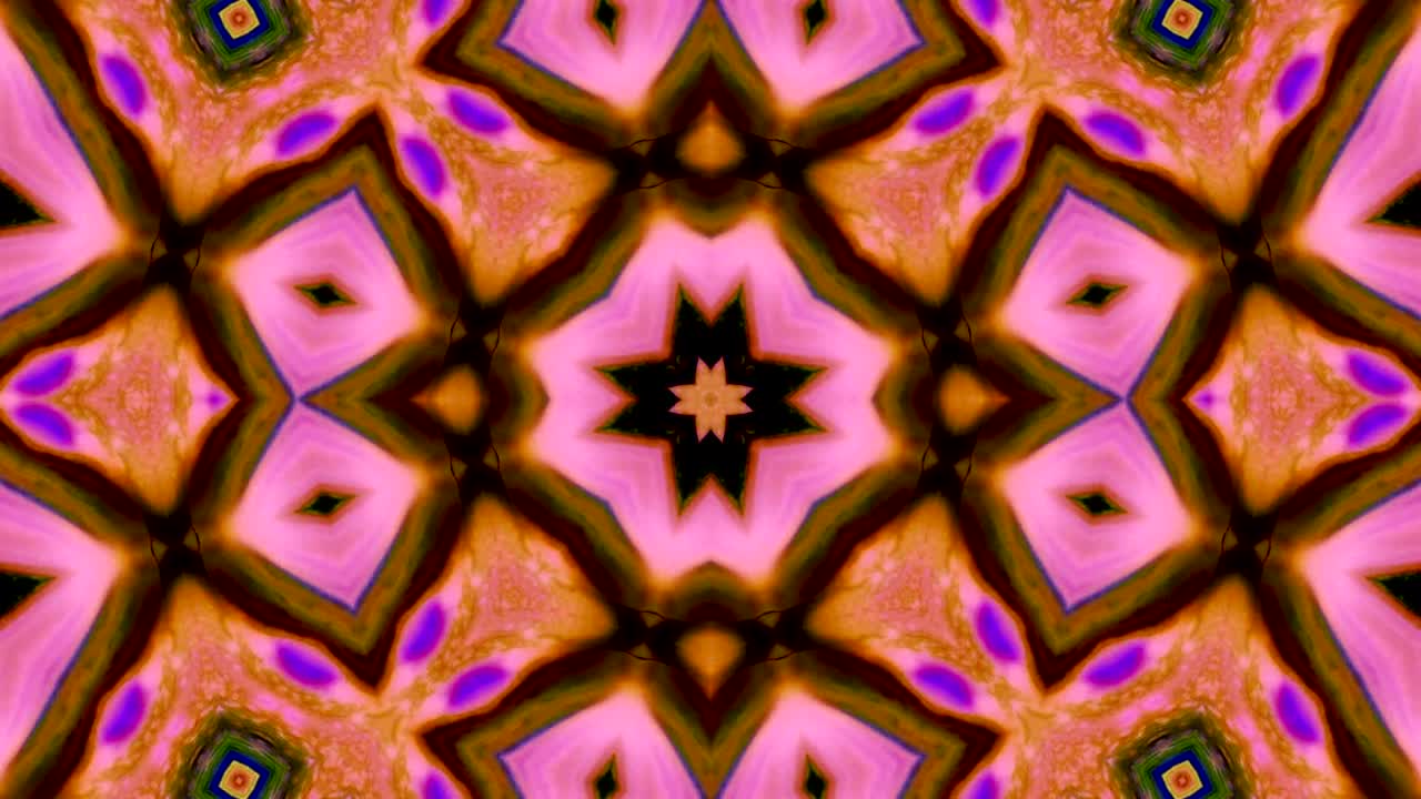 movimiento de fondo de kaleidoscopio abstractamente colorido