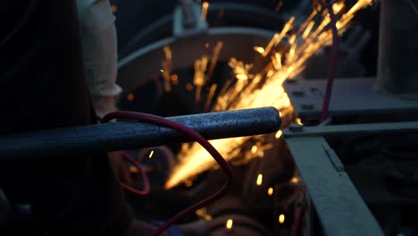 metal grinding, internal grinding with an abrasive wheel on a high speed spindle of a circular grinding machine.