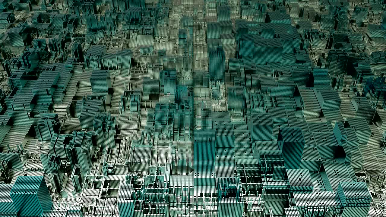 el fondo de la tecnología de la cpu abstracta futurista de 4k.