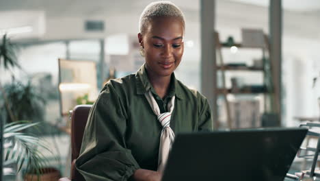 businesswoman working in a modern office
