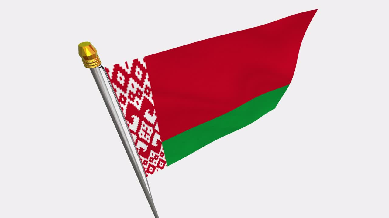 Belarus_3 Flagge weht im Wind - alphachannel_073.mov
