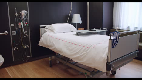 empty patient room in modern hospital