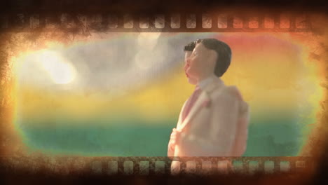 vieja cinta de película video