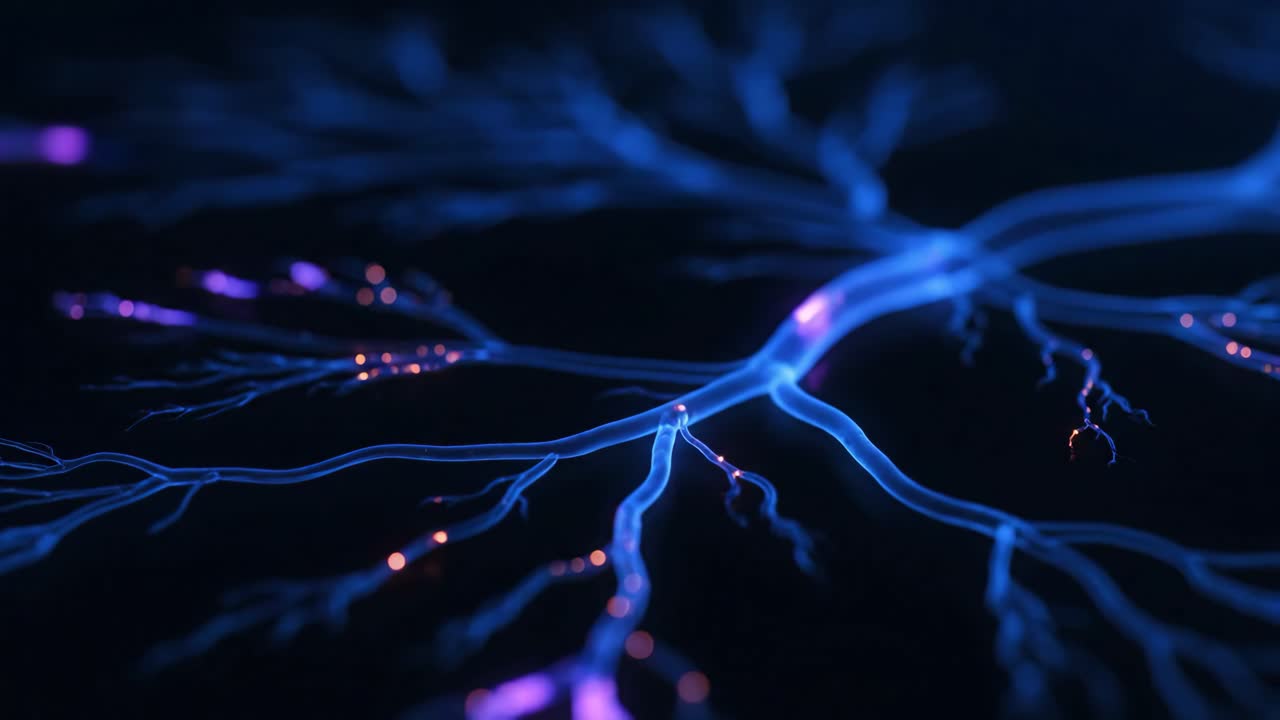 Abstract Neural Network Illustration