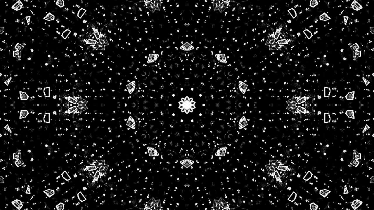 Bright abstract light governing full color, kaleidoscope