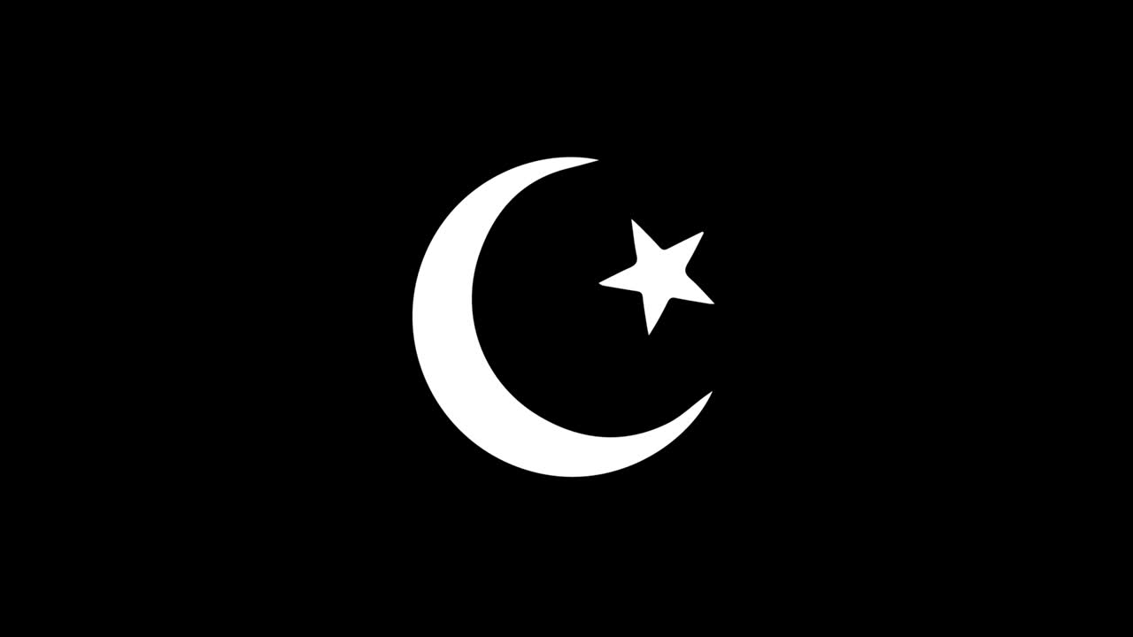 estrella y media luna símbolo del islam