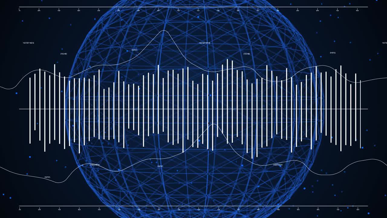 Data and report statistics, animation with graph diagrams.