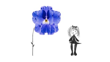 어린이 그림의 애니메이션