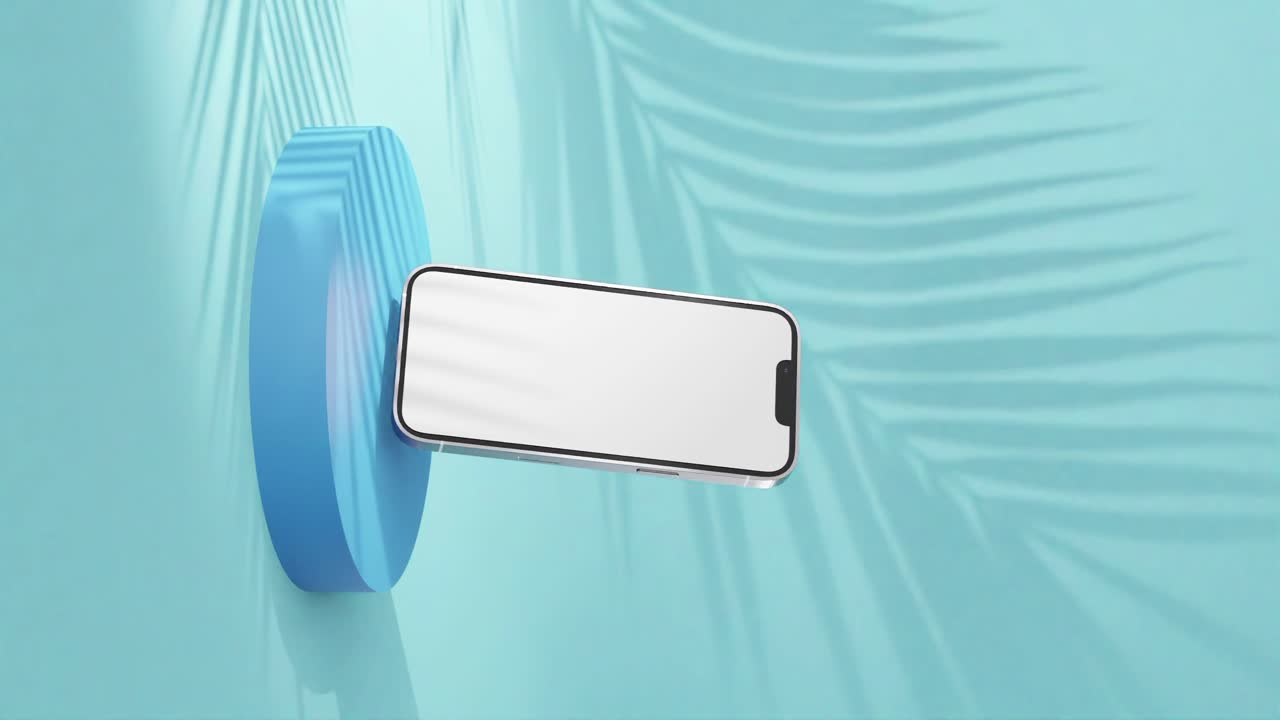 빈 아이폰 디스플레이 스탠드, 파란 템플릿 모 ⁇  전화, 그래픽 파란 배경, 애니메이션 빈, 추적에 대한 모 ⁇ , 제품 여전히  ⁇ 드폰 패크 ⁇ , 오션 블루, 광고 콘셉트