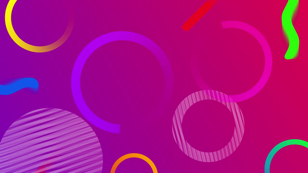 fondo de colores abstractos con anillos.