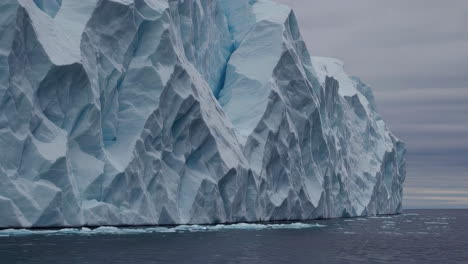 iceberg cliff in the ocean