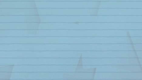 school concept icons and welcome to school text against lined paper