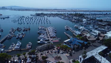 americans cup harbor aerial view