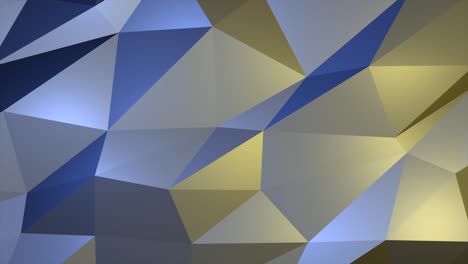 stylish creative abstract white low poly loop background in 4k.
