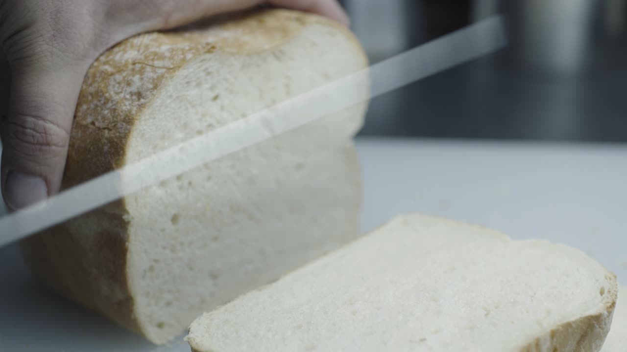 Prepareing toast in a home kitchen-3