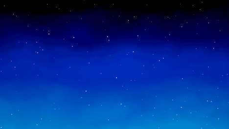 night sky blinking stars loop