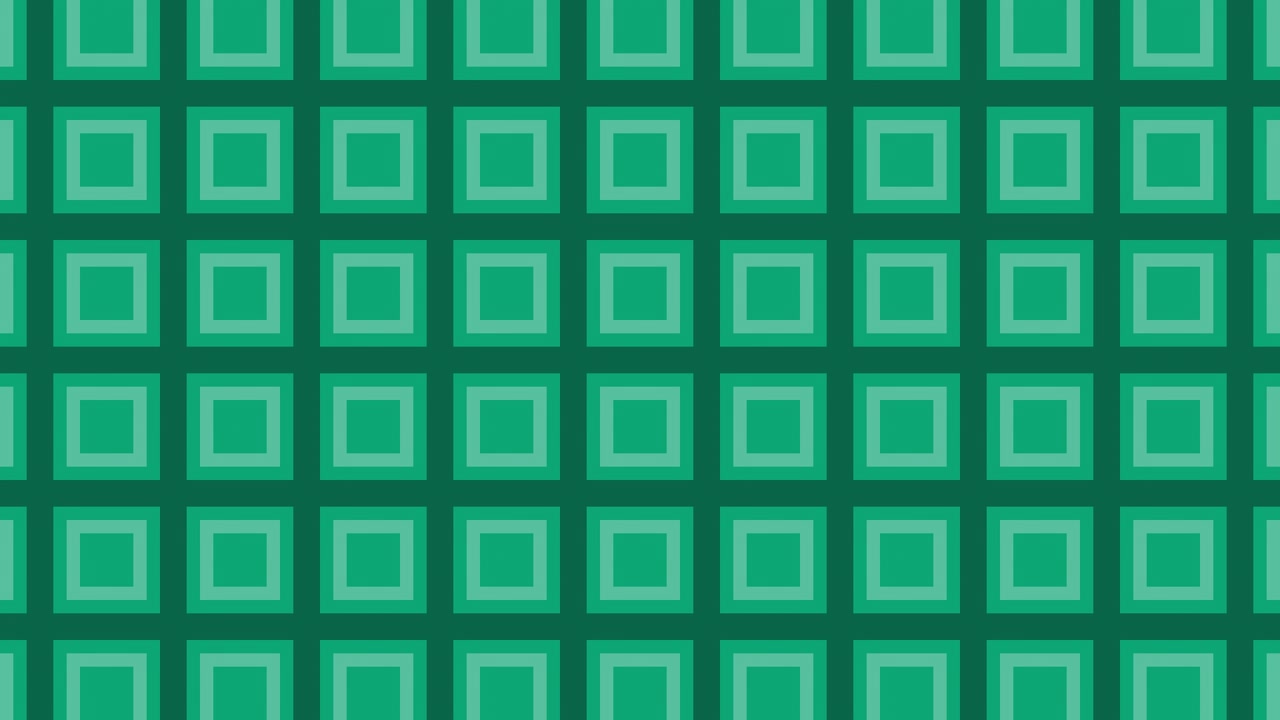 Teal Square Pattern Background