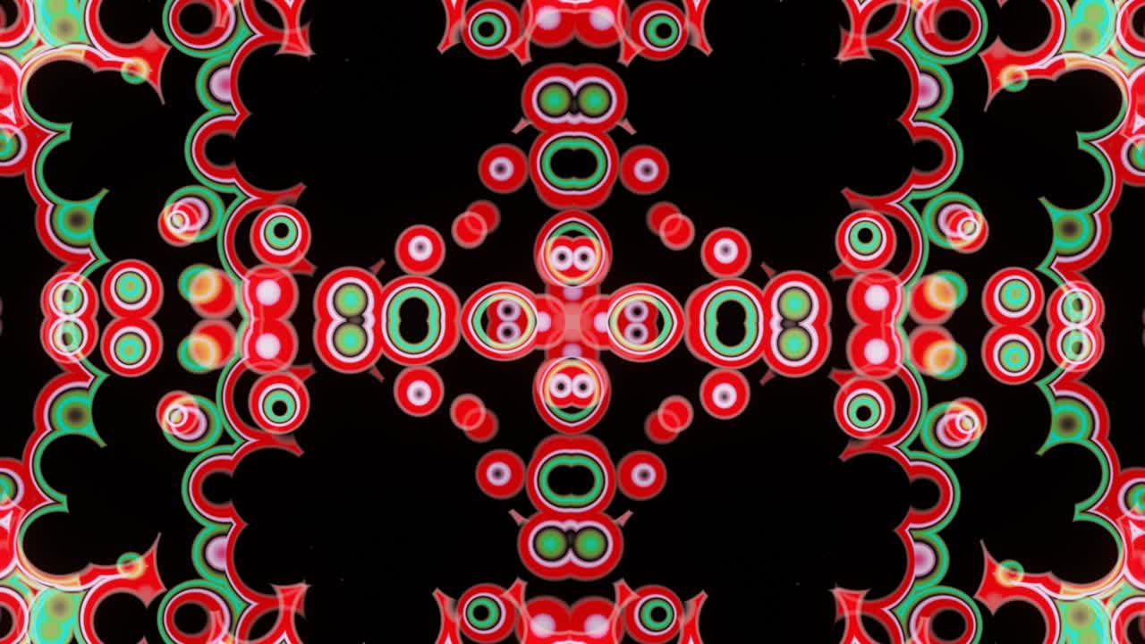 진동하는 루프 vj 루프 - 밝은 색의 추상화