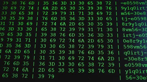 Program code on PC screen