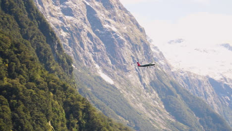 Reiseflugzeug-In-Der-Schlucht.-Milford-Sound