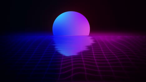 fondo retro de los años 80 - resolución 4k - video de stock en bucle
