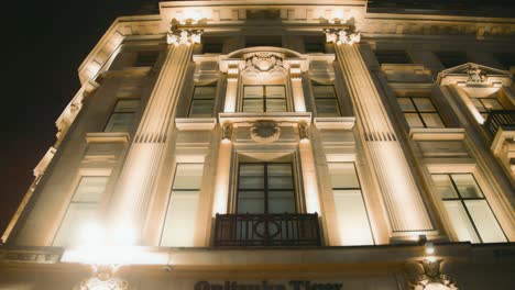 facade of a majestic building on regents street in london