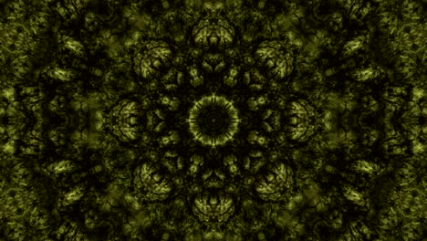 looped abstract ornate decorative background. 3d kaleidoscope or mandala.