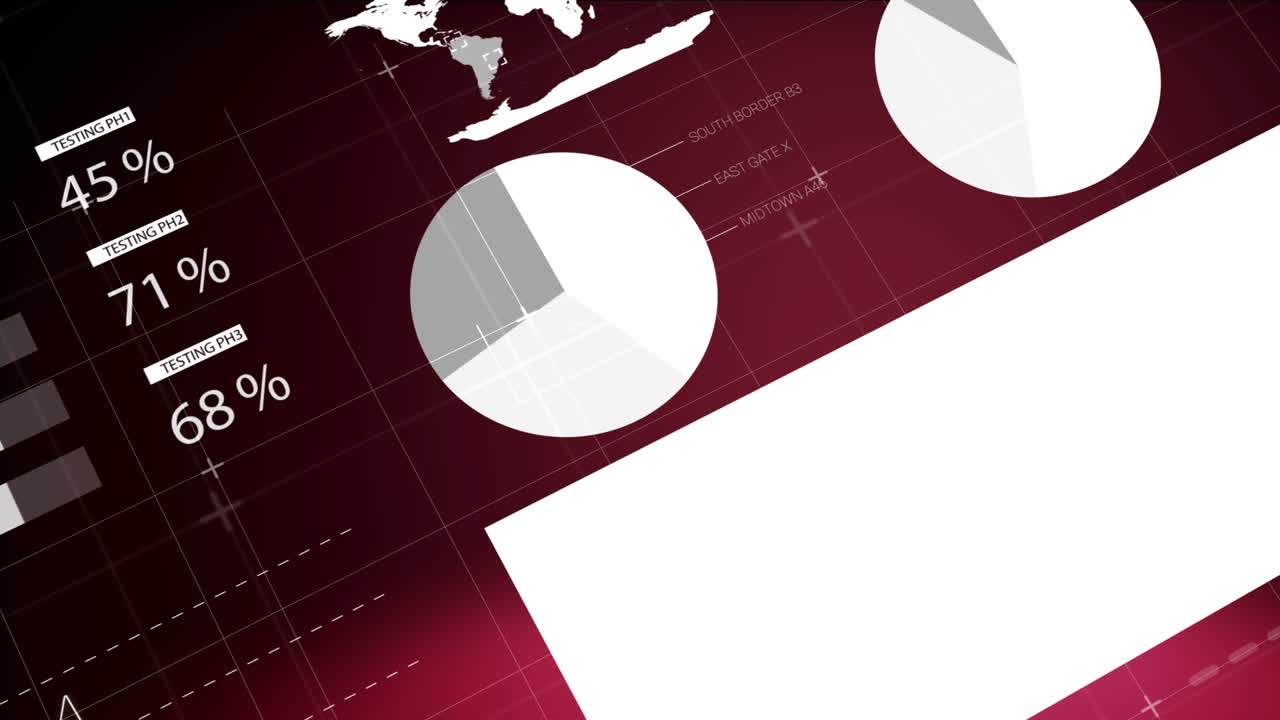 색 배경의 선 위에 있는 봉투 아이콘의 애니메이션