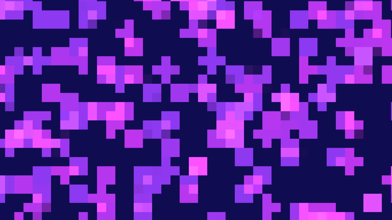 Gradient purple pixels pattern