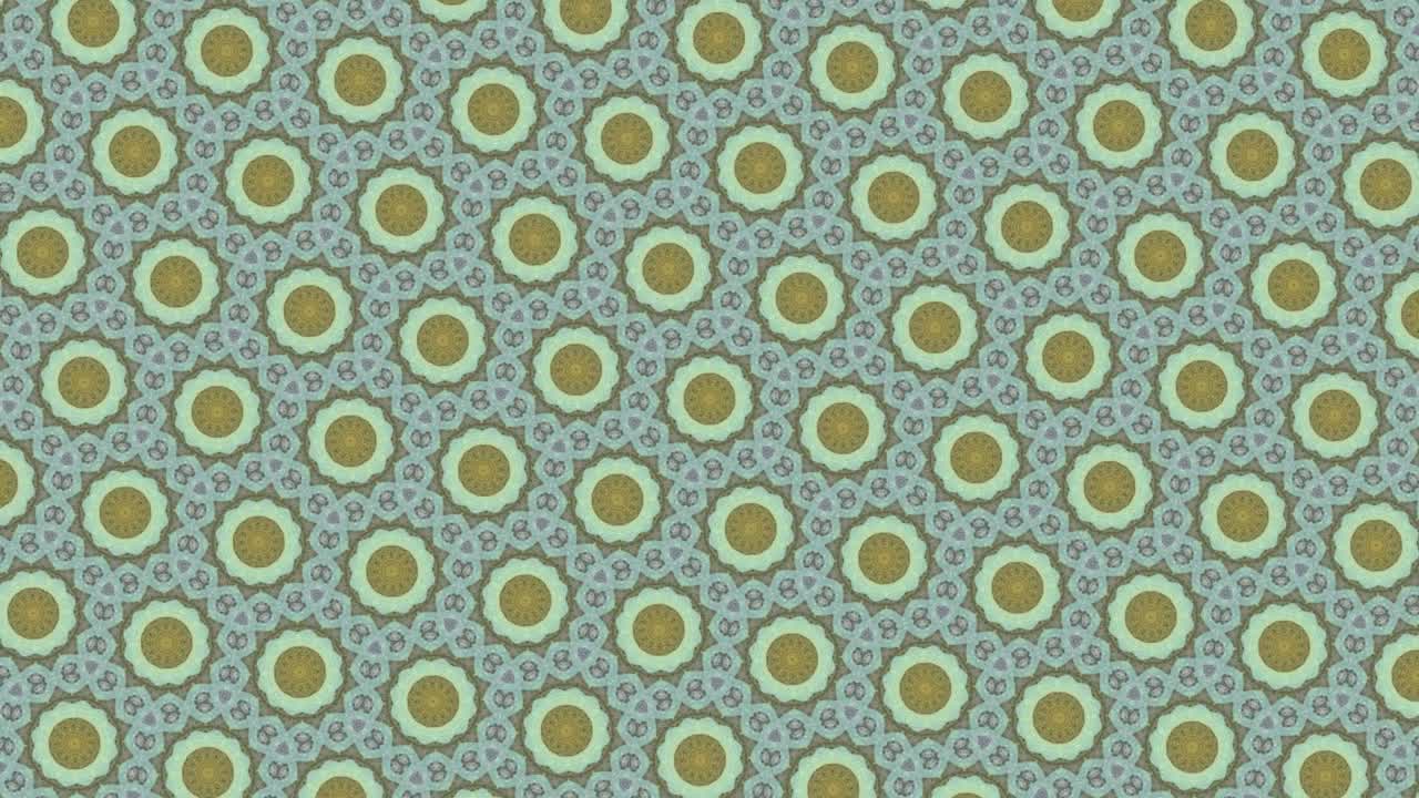 Abstract virtual kaleidoscope sequence patterns, infinity or seamless loop.