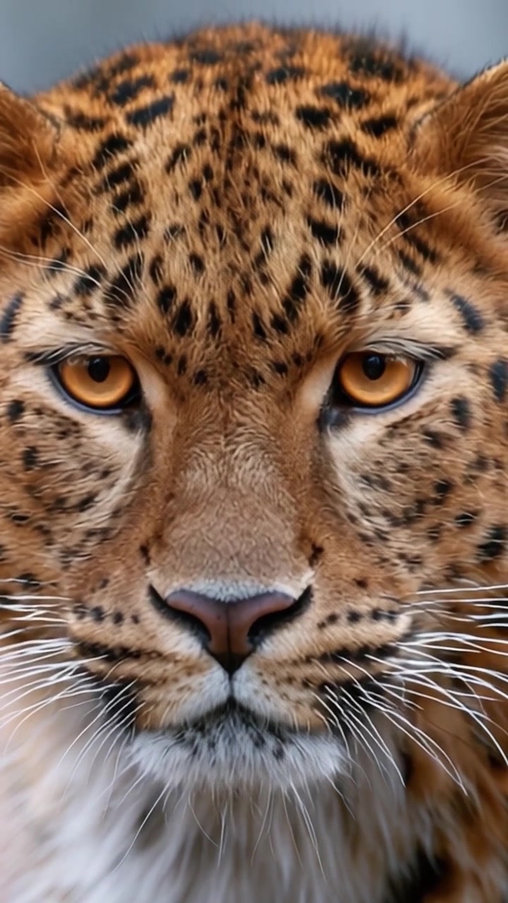 Delici Gözleri ve Karmaşık Kürk Desenleriyle Çarpıcı Bir Leoparın Görkemli Yakın Çekimi, Doğanın En Zor Bulunan Canlılarının Vahşi Zarafetini Yakalıyor