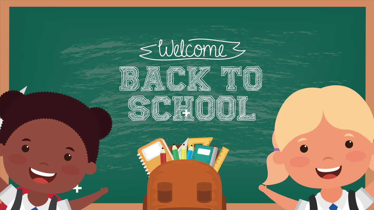 인종 간 소녀들과 함께 학교 시즌으로 돌아갑니다.