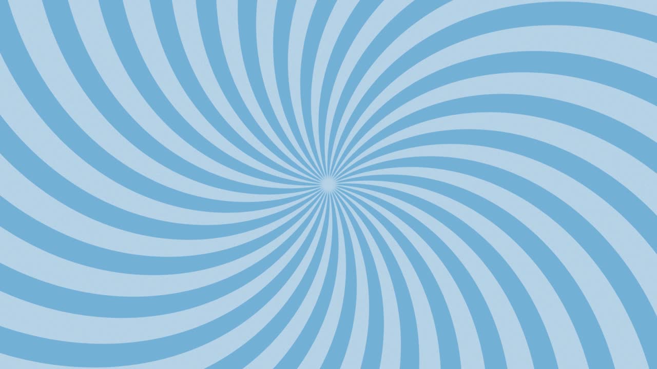 곡선 파란색과 밝은 파란색의 방사선은 배경의 중심을 중심으로 회전합니다.